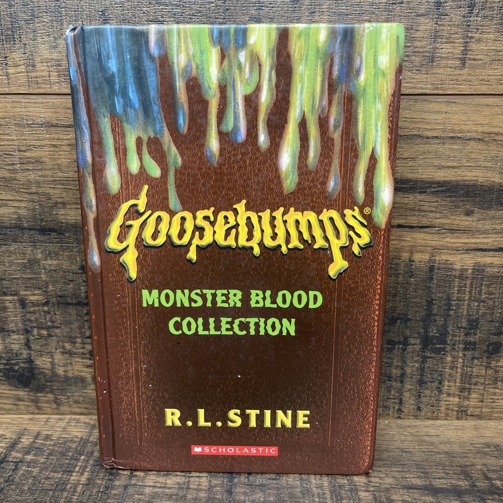 HC Scholastic Goosebumps Monster Blood Collection I, II, III - R.L.Stine, 2003